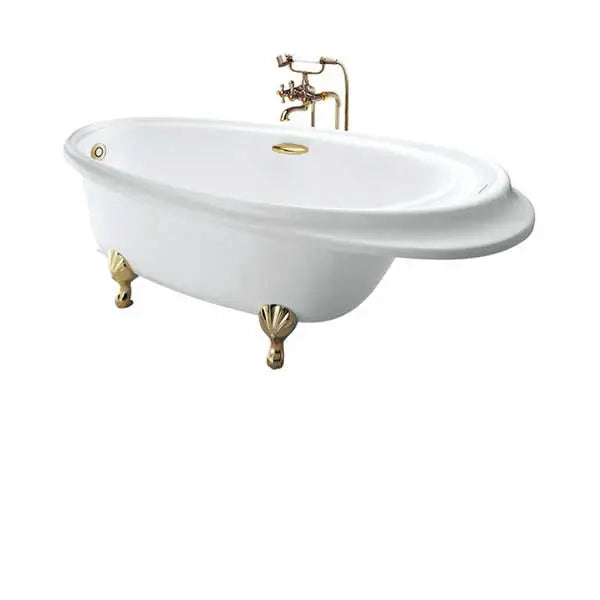 Freestanding pearl bathtub with handrail PPY1610HIPTV14ES