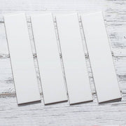Premium flat white matte tile 100x300mm PSTA1306