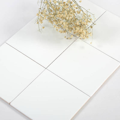 150x150mm high-quality matte white tile PSTA150156