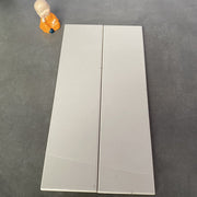 High-quality light gray glossy flat tile 75x300 code PSTA75303