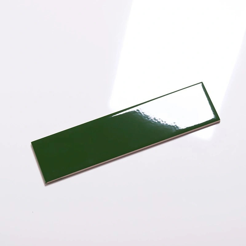 Premium dark green glossy flat tile size 75x300mm STA75312 (1h/1.125m/50v)