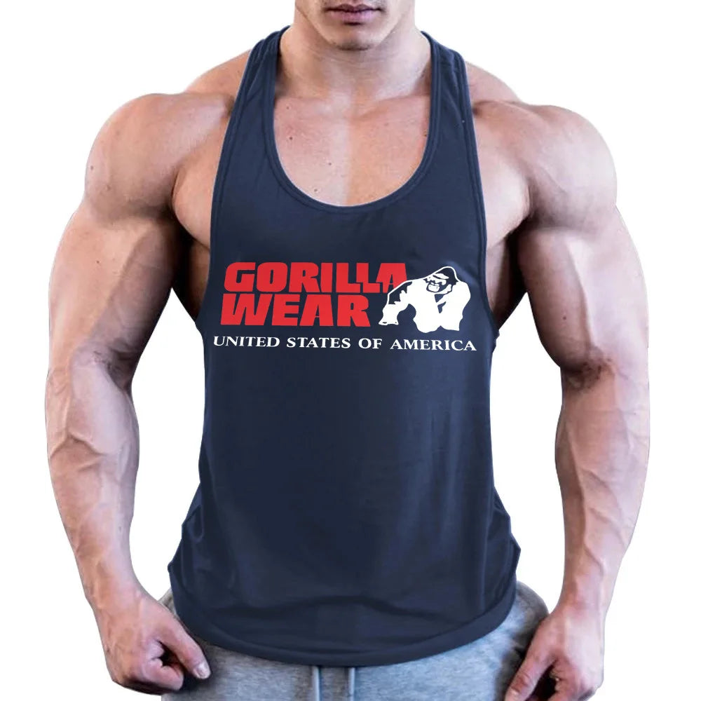 Áo Tank Tập Gym Nam Thoáng Mát Cotton Không Tay - Daisan Mart