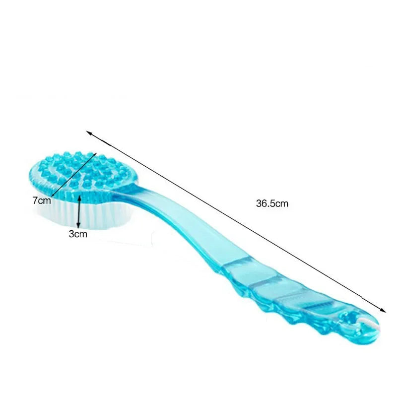 Plastic Back Bath Brush with Handle Exfoliating