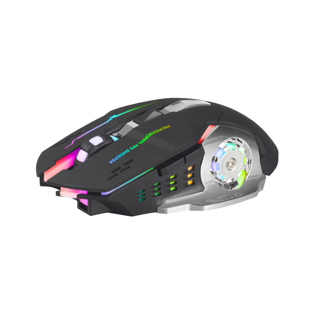 Wireless Gaming Mouse LED, 6 Buttons, Adjustable DPI