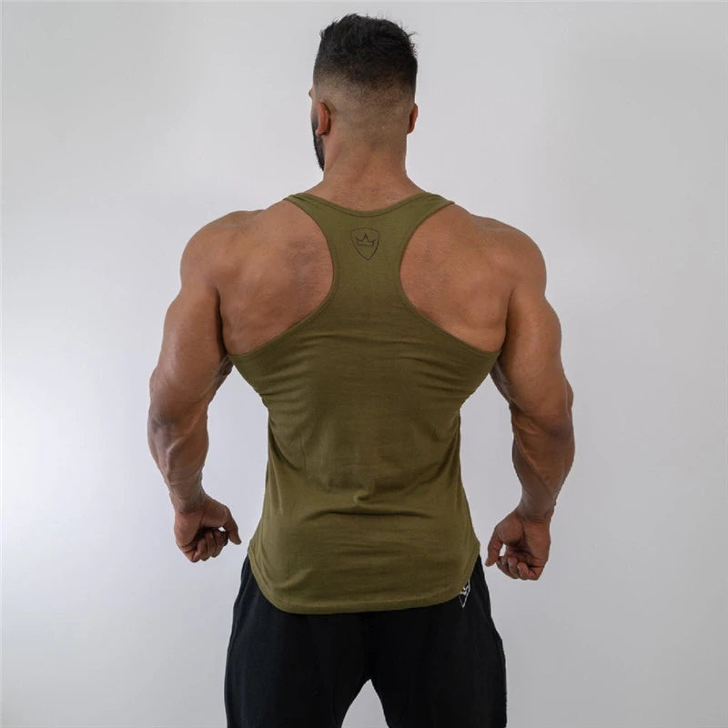 Áo Ba Lỗ Thể Hình Nam - Gym Cotton Không Tay - Daisan Mart