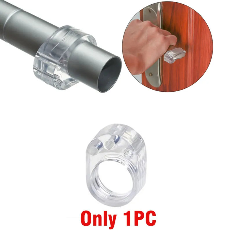door knob wall shield Clear Soft Rubber Door Stopper door handle bumper Mute Stickers Wall Protector Muffler Pad Protective Plug