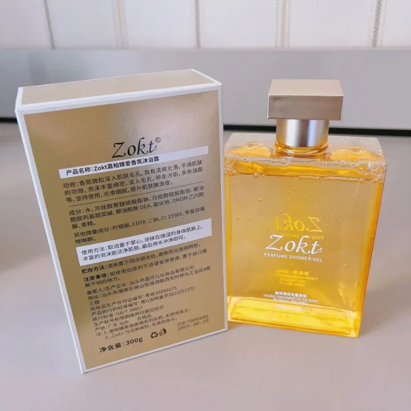 Long-lasting Fragrance Whitening Shower Gel 300ml Niacinamide