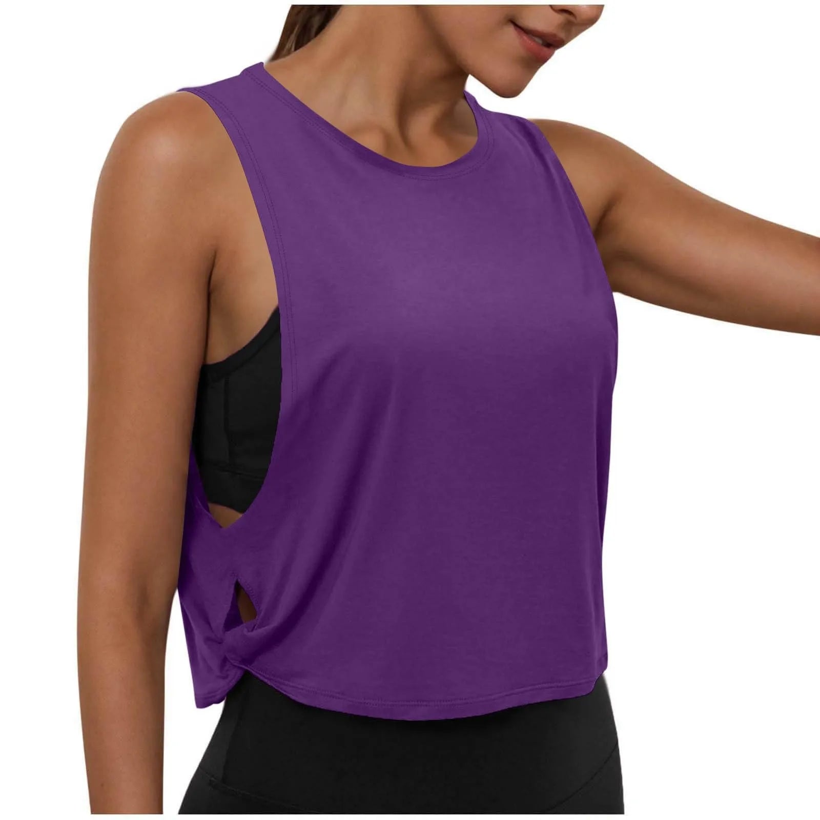 Áo Tank Tập Gym Nữ Không Tay Thoáng Mát Thời Trang - Daisan Mart