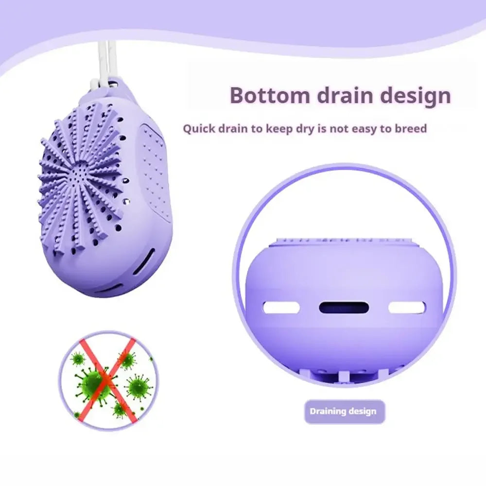 Dual-Sided Silicone Bar Soap Scrubber Exfoliating Soap Holder Pouch With Gentle Deep-Clean Quick-Dry Soap Saver For Shower