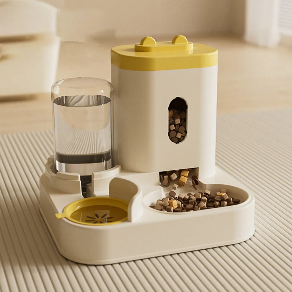 Automatic Pet Feeder & Water Dispenser for Cats Dogs - Smart Food Feeding Station, Automatic Waterer, Pet Supplies - Daisan Mart