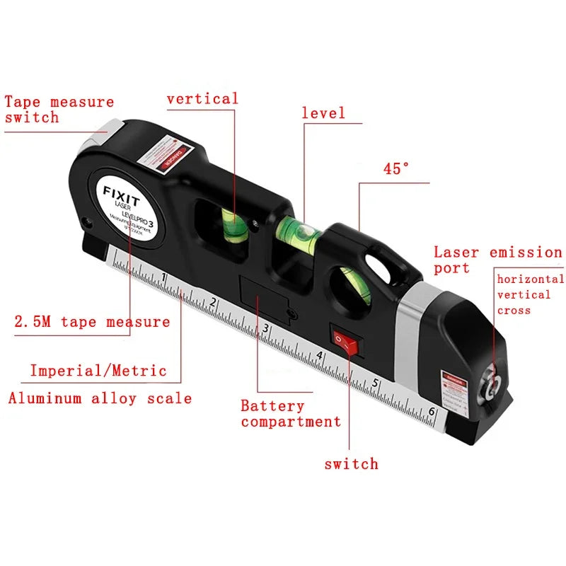 Máy Đo Laser Đa Năng Chính Xác Cao Cho Xây Dựng - Daisan Mart