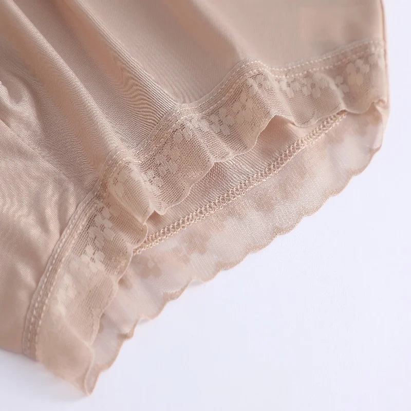 3 Pieces Women's Underwear, Thin, Cool, Sexy, Summer, Cold Silk