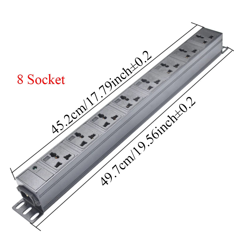 Ổ Điện PDU Đa Năng 2-8 Ổ Cắm UK Chất Lượng Cao - Daisan Mart