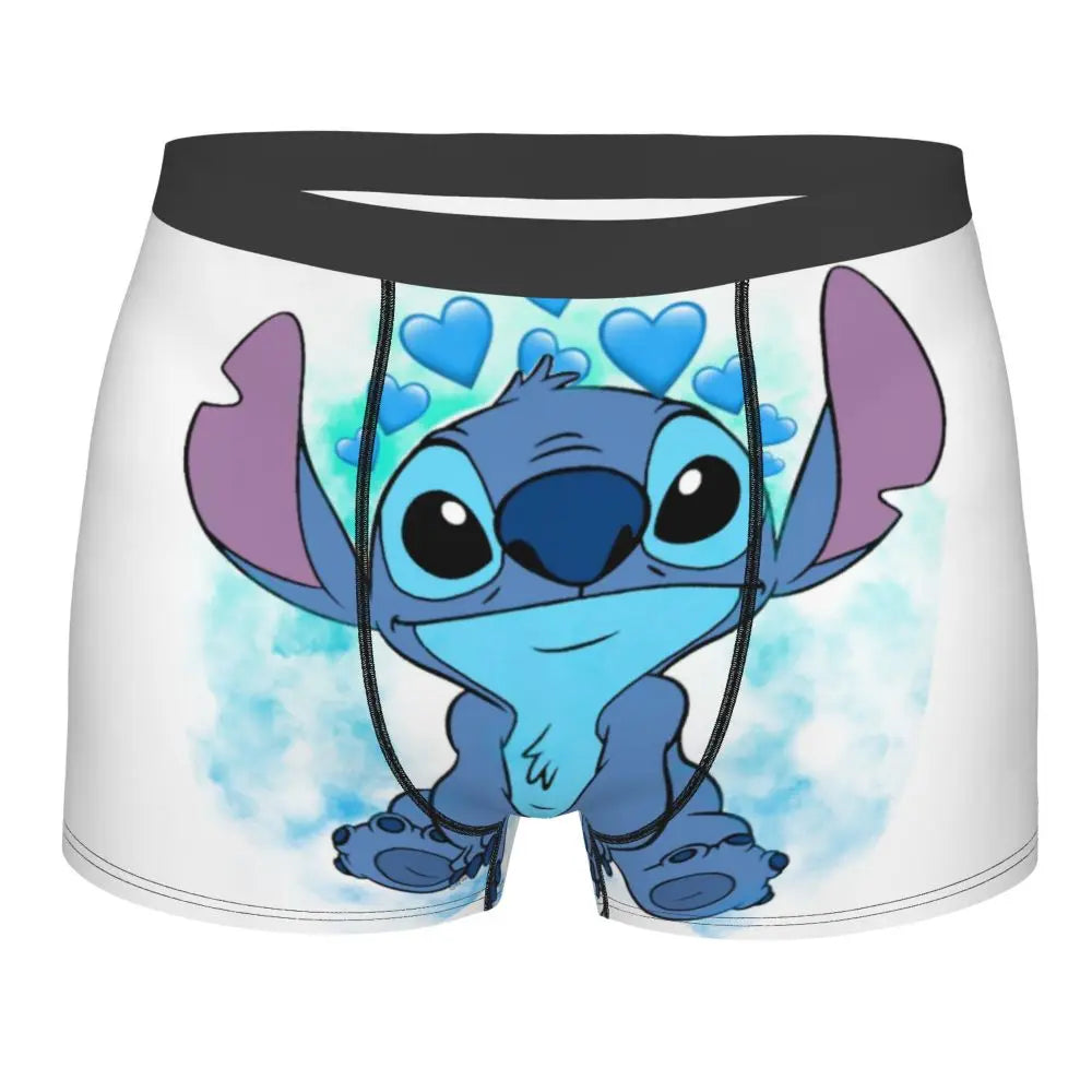 Quần Sịp Nam Lilo Stitch Thoải Mái Phong Cách Anime