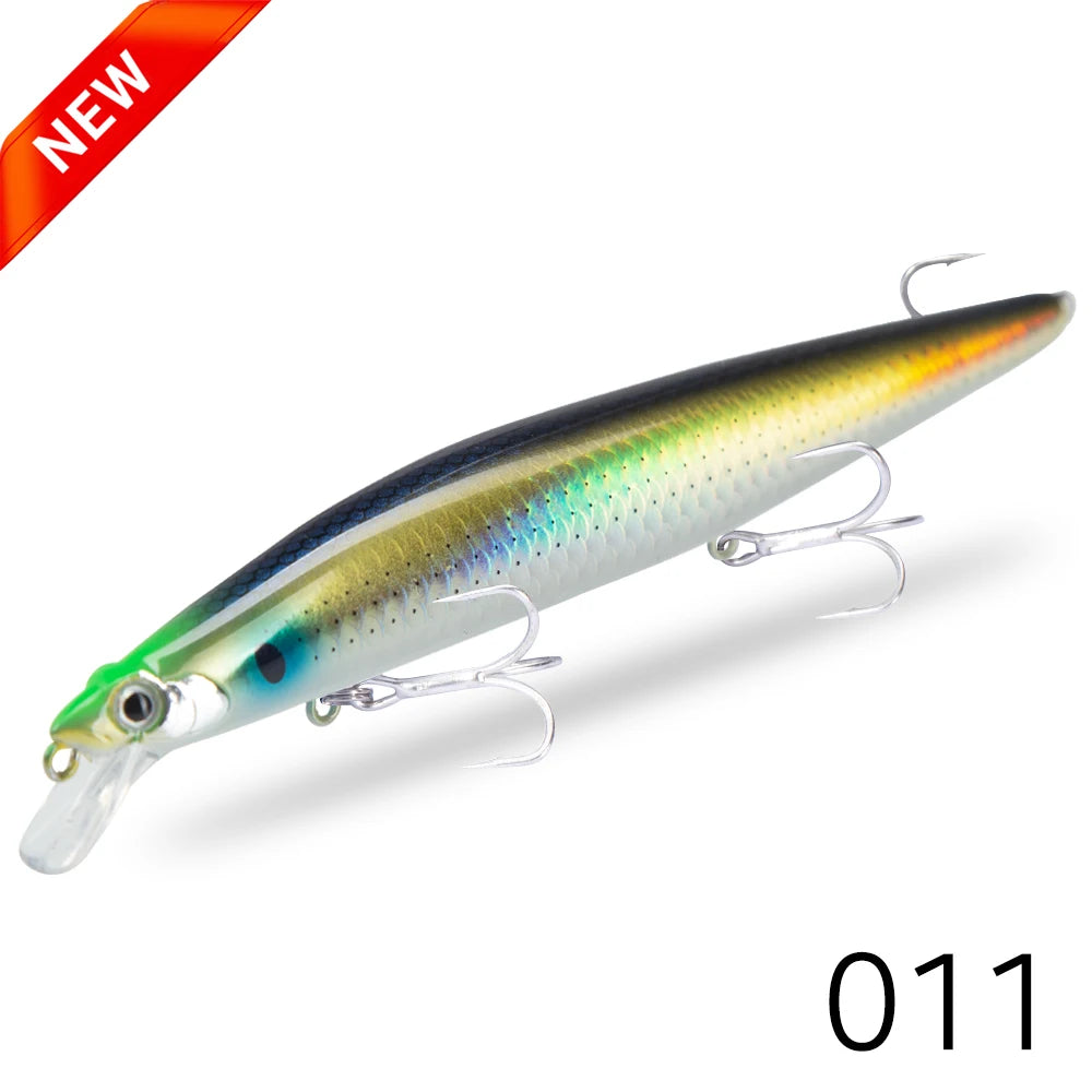 D1 Minnow Fishing Bait Suspending Floating 145mm/120mm Artificial Wobblers For Bass Tuna Flatfish