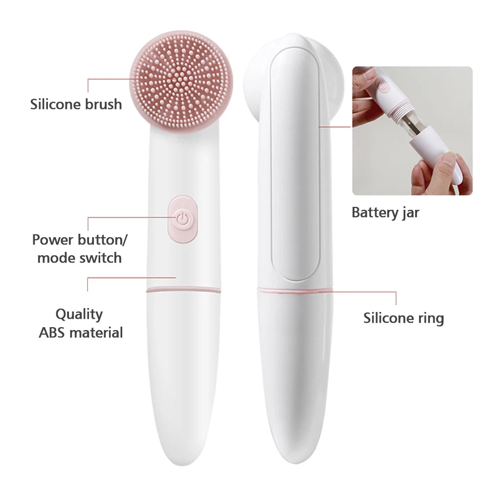 Electric Facial Cleanser with 2 Modes for Cleansing &amp; Skin Massage