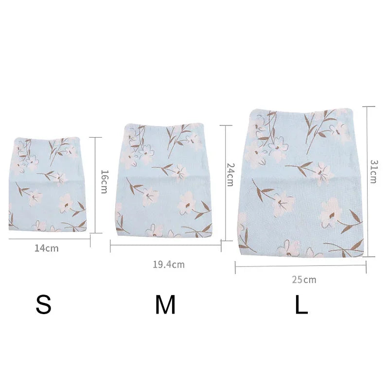 Cotton Linen Drawstring Bag with Lovely Animal and Tree Print