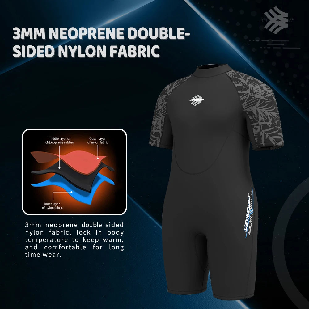 Đồ Lặn Ngắn Nam Neoprene 3mm Size Lớn Ấm Áp