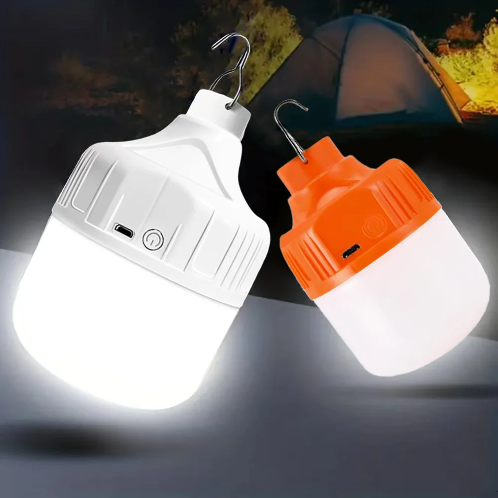 Portable Waterproof USB Rechargeable Outdoor LED Hanging Light