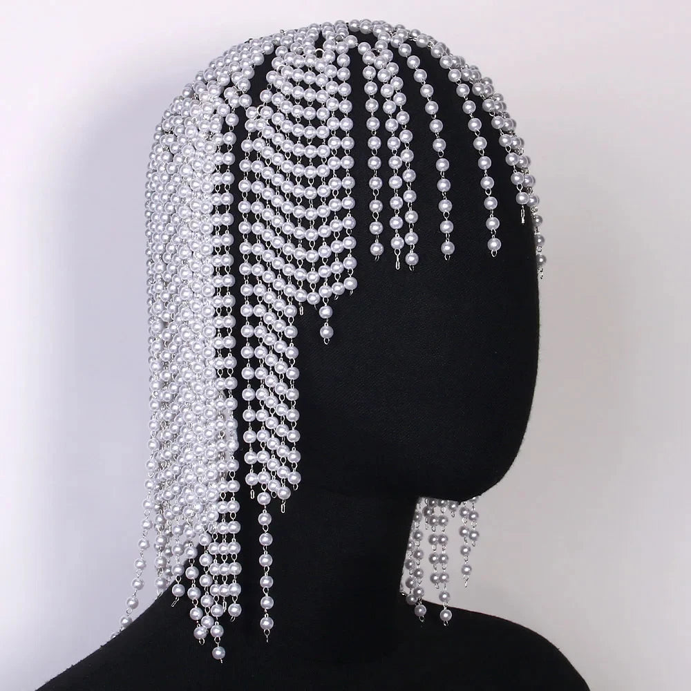 Women's Charming Retro Pearl Crown.