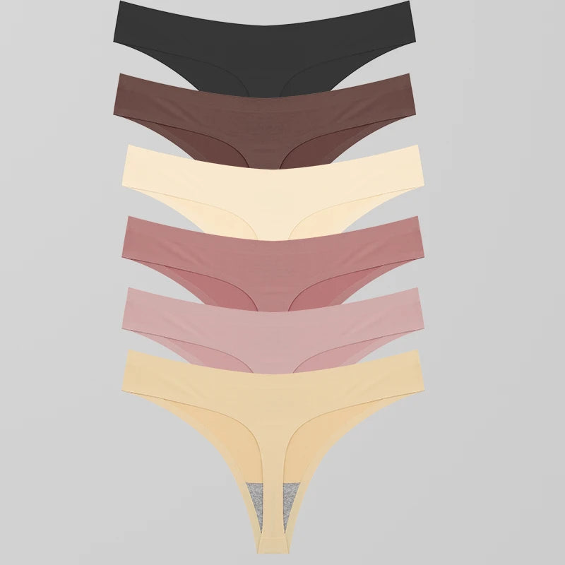 Bikini 6 Chiếc - Quần Lót Nữ G-String Thoáng Mát