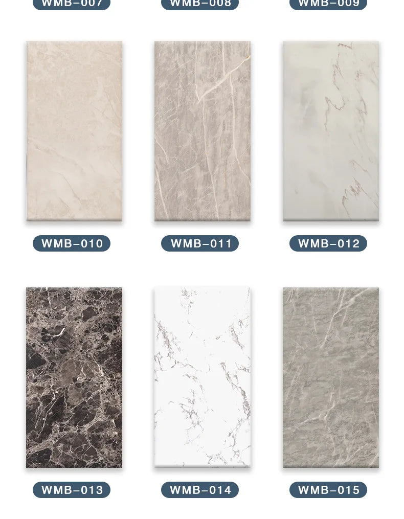 bathroom living room bedroom waterproof marbre self adhesive Imitation tegel wall stickers kitchen cabinets oil proof sticker