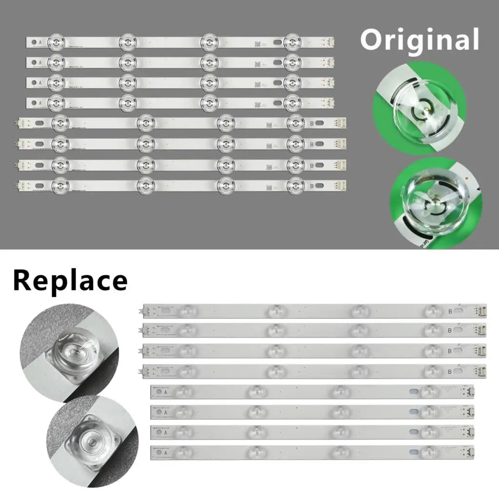 8 LED Strip Lights For TV 42 INNOTEK DRT 3.0