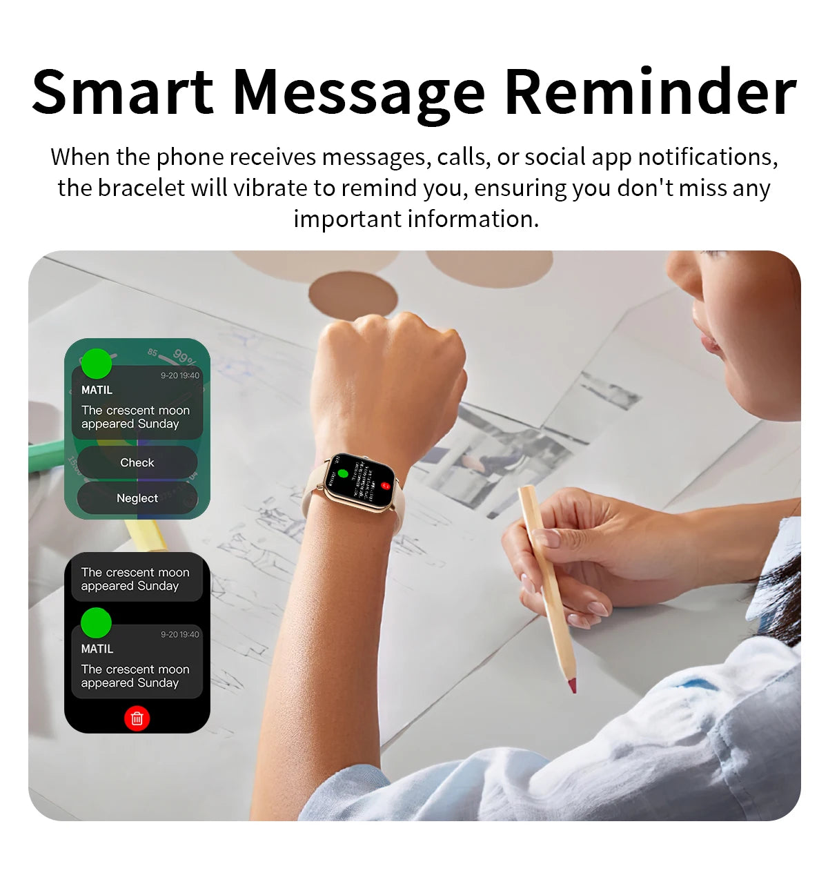 Đồng Hồ Thông Minh 1.83 Gọi BT, Theo Dõi Sức Khỏe