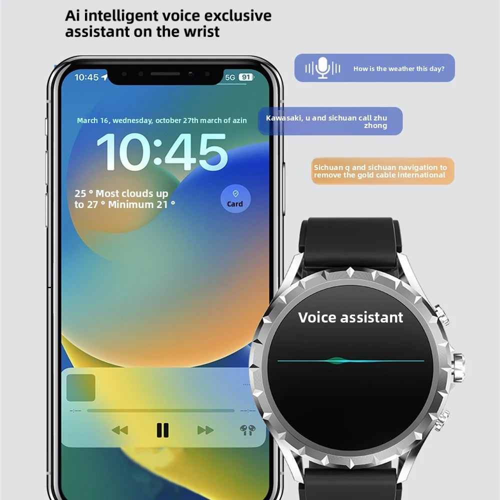 Đồng Hồ Thông Minh 1.45 Thể Thao, Gọi Bluetooth, NFC