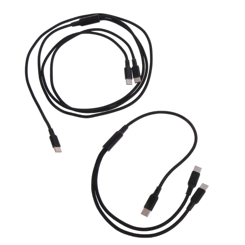 Cáp Sạc Đa Năng 2in1 USB-C Tốc Độ Cao - Daisan Mart