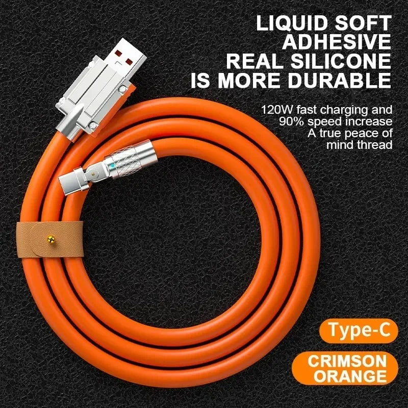 Cáp Sạc Nhanh 120W 7A USB-C Xoay 180° Cho Game Redmi - Daisan Mart