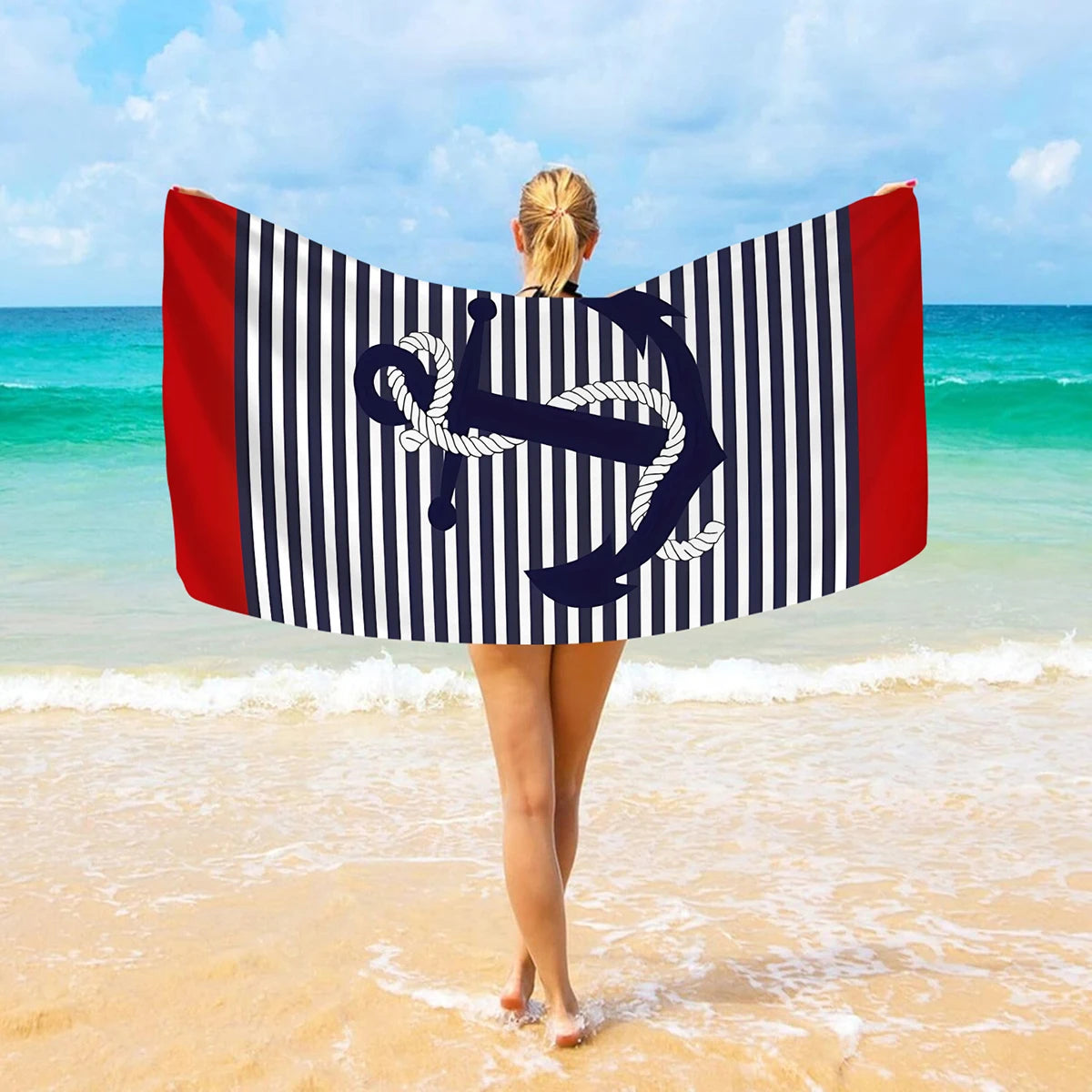 Khăn Đa Năng Sọc Neo - Du Lịch & Thể Thao