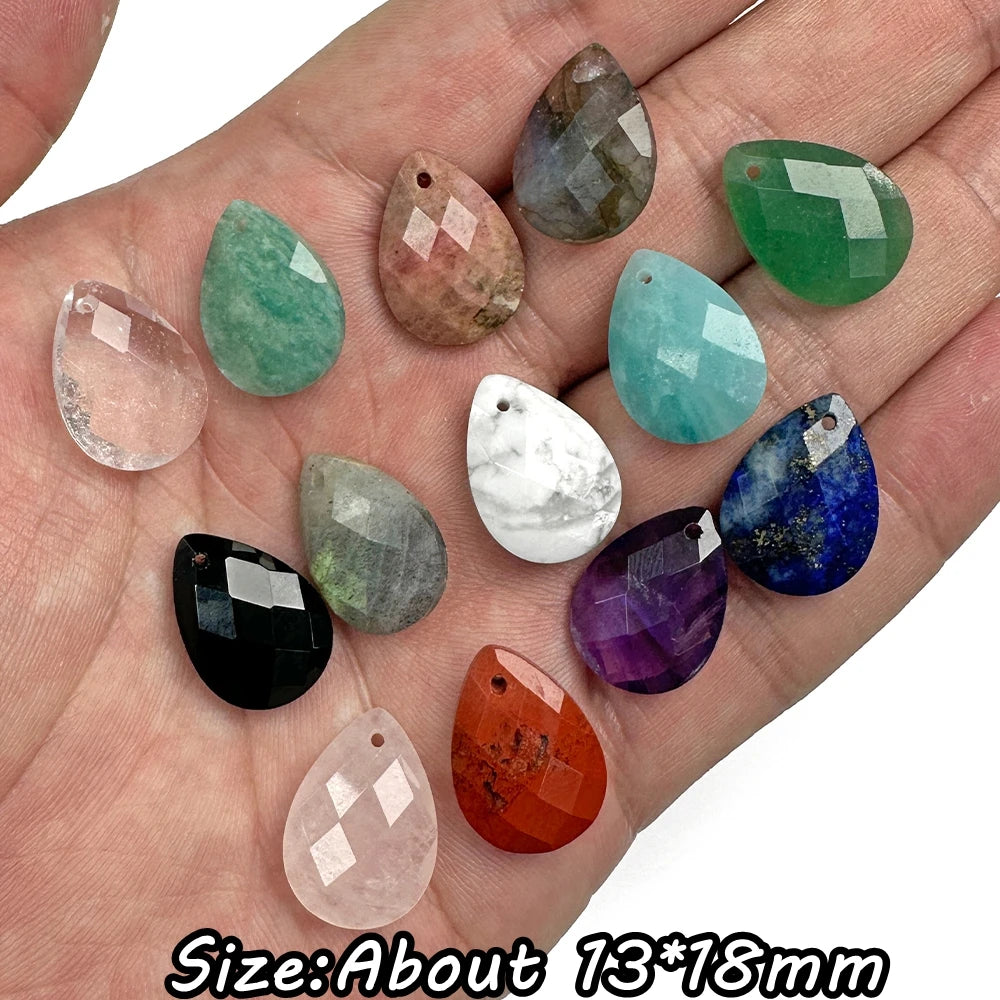 Natural Stone Pendants For Handmade Yoga Jewelry