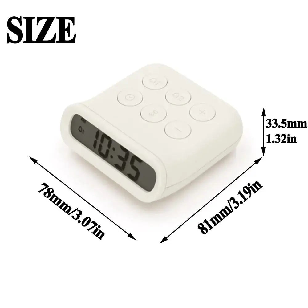 Multi-function Mini Alarm Clock for Kitchen Use