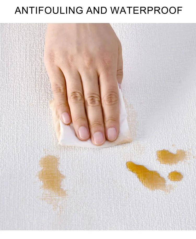 Foam 3D Wall Stickers New Design Anti-collision Children's Bedroom Decorative Film Self-adhesive Moisture-proof Stickers