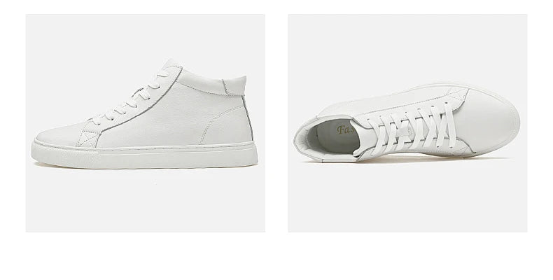 Giày Da Thật Cao Cổ Nam Trượt Ván Size Lớn 48 49