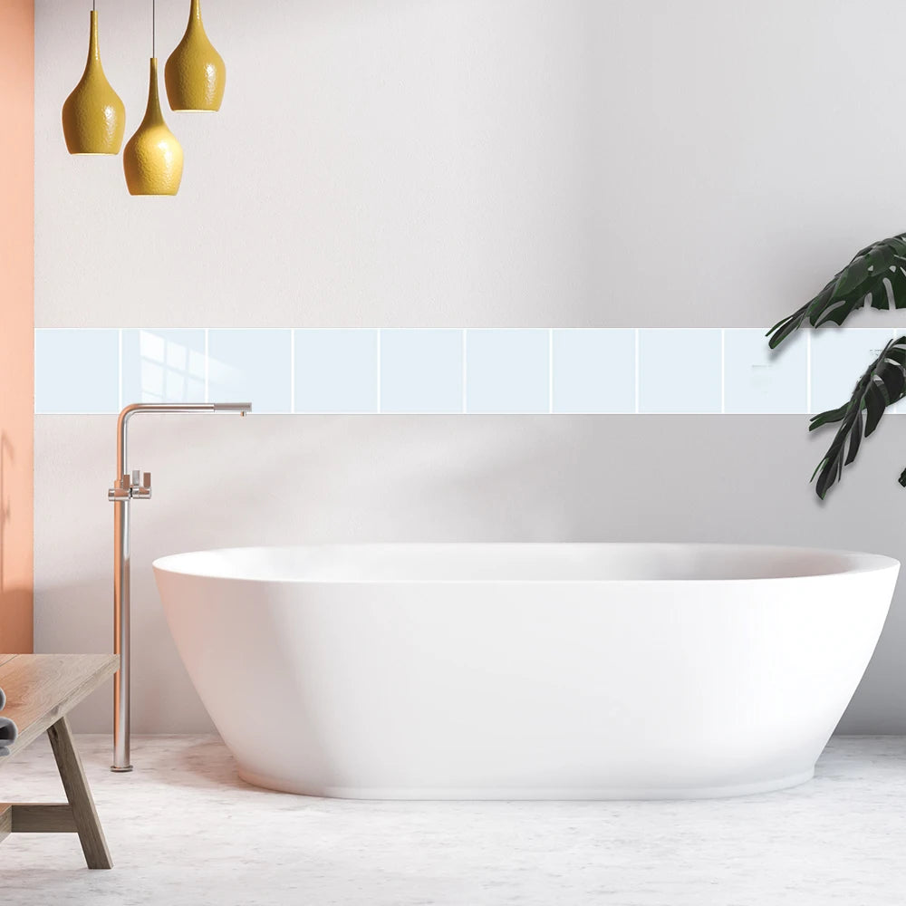 10 pieces of waterproof turquoise wall tiles