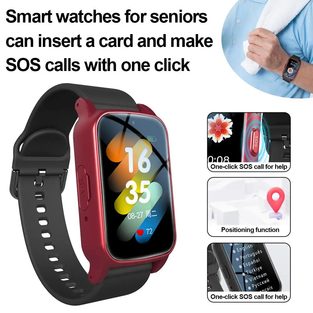 Đồng Hồ Thông Minh Người Cao Tuổi SOS GPS Chống Nước