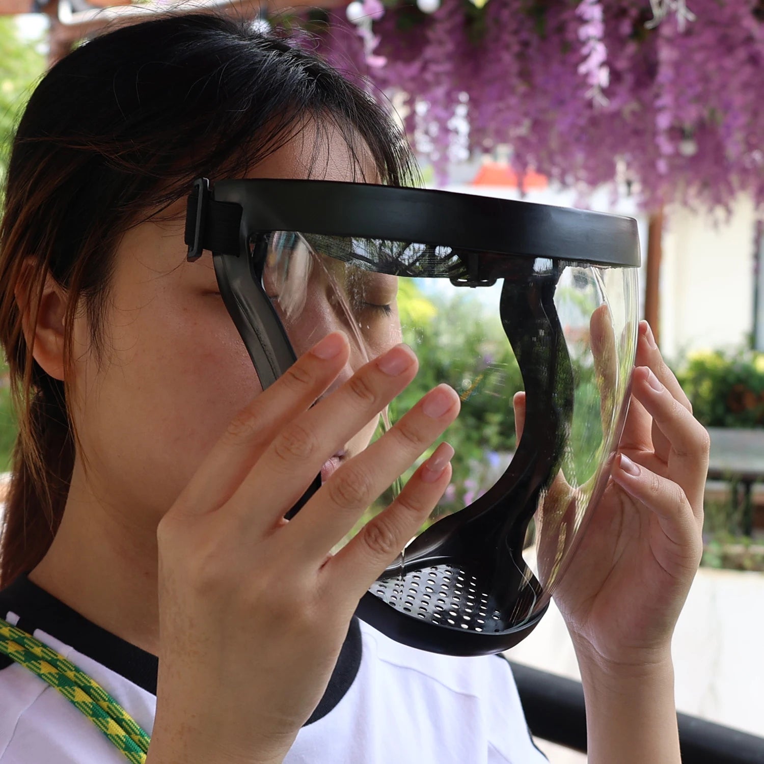 Full Face Dust &amp; Splash Proof Protective Goggles Mask