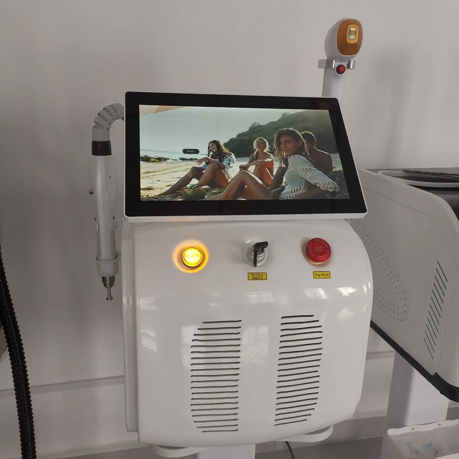 2025 Professional 2 in 1 Laser Hair Removal Machine Picosecond Q Switch ND YAG 1064NM Tattoo Removal 3 Waves Device