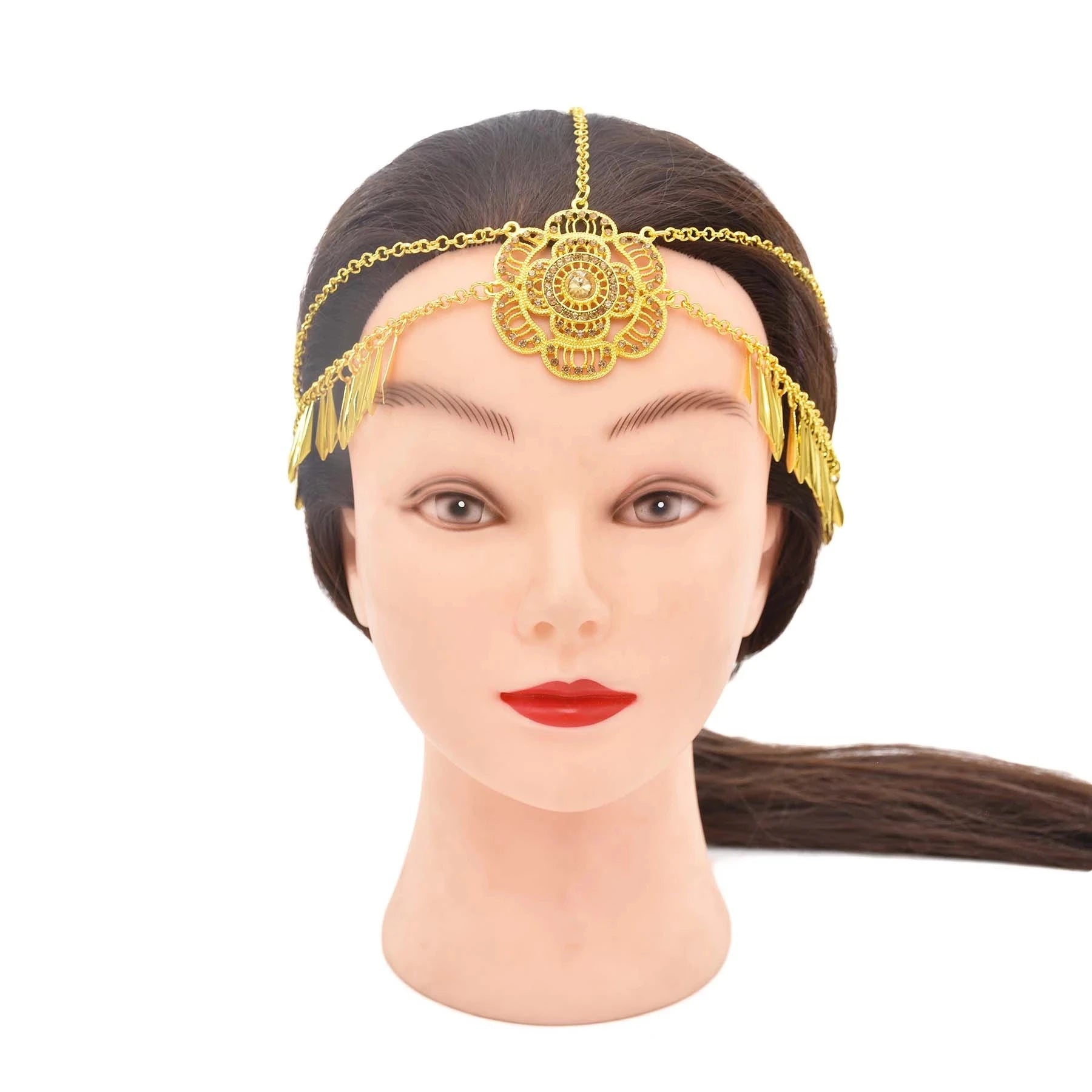 Vương Miện Boho Ấn Độ Hoa Tím Cổ Điển 50 ký tự