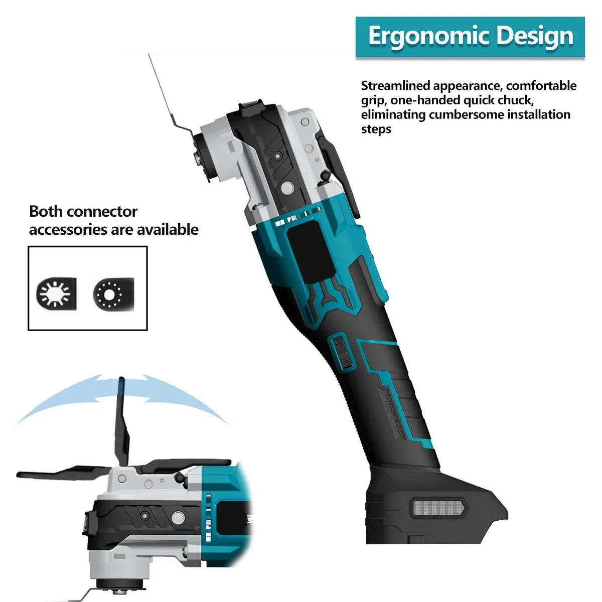 Brushless Electric Oscillating Multifunction Tool Wireless Woodworking Cutting Variable Speed ​​Trimmer Saw For Makita 18v Battery