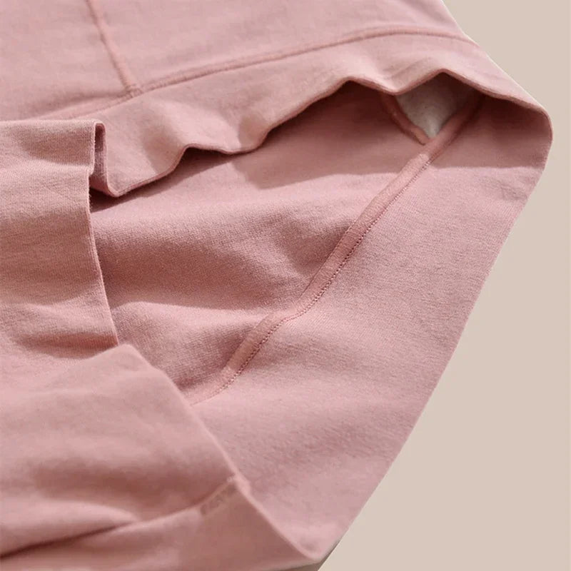 Women's cotton high-waisted, stretchy, belly-hugging panties, 2 pieces