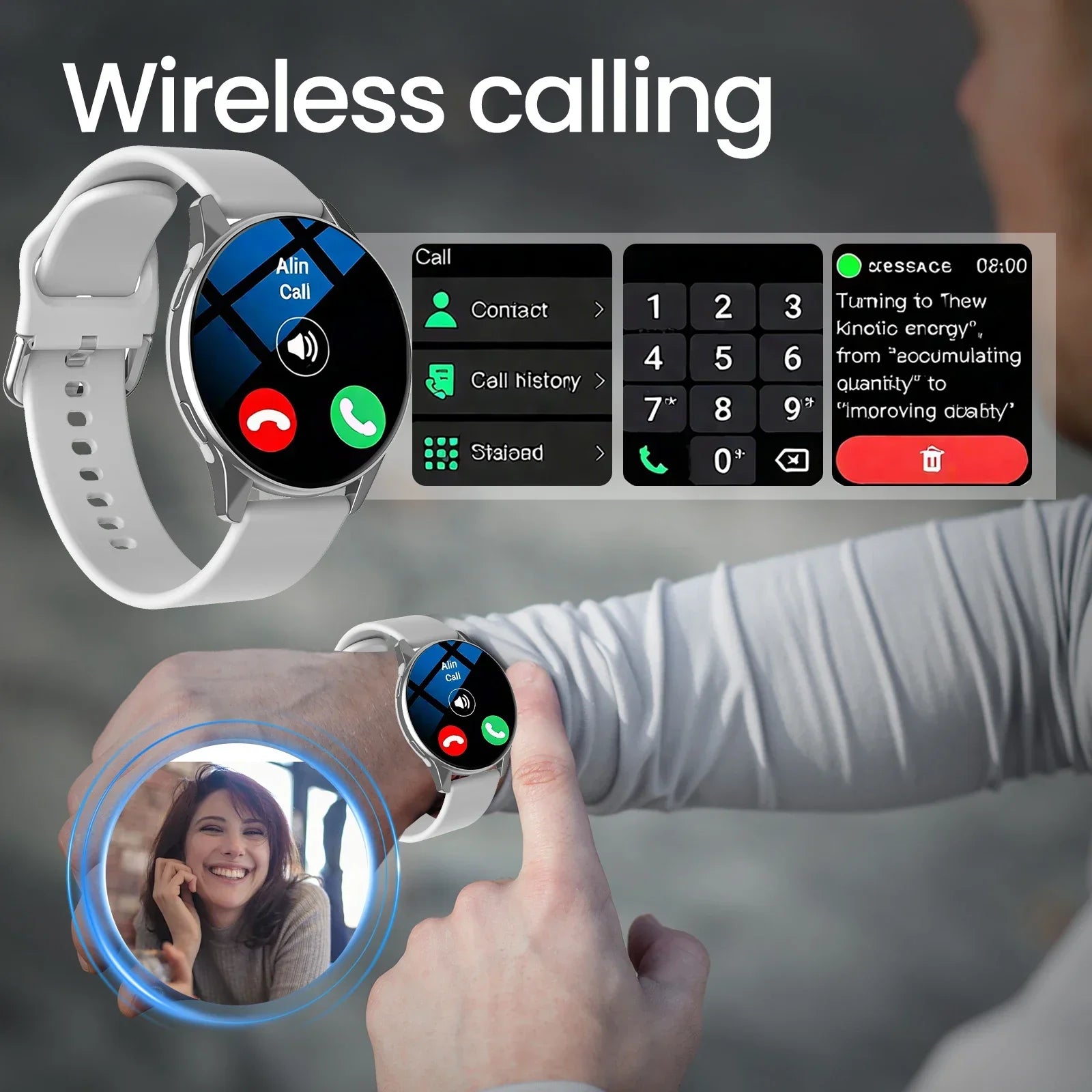 2025 Smart Watch Multi-function Bluetooth Calling, Health Tracker