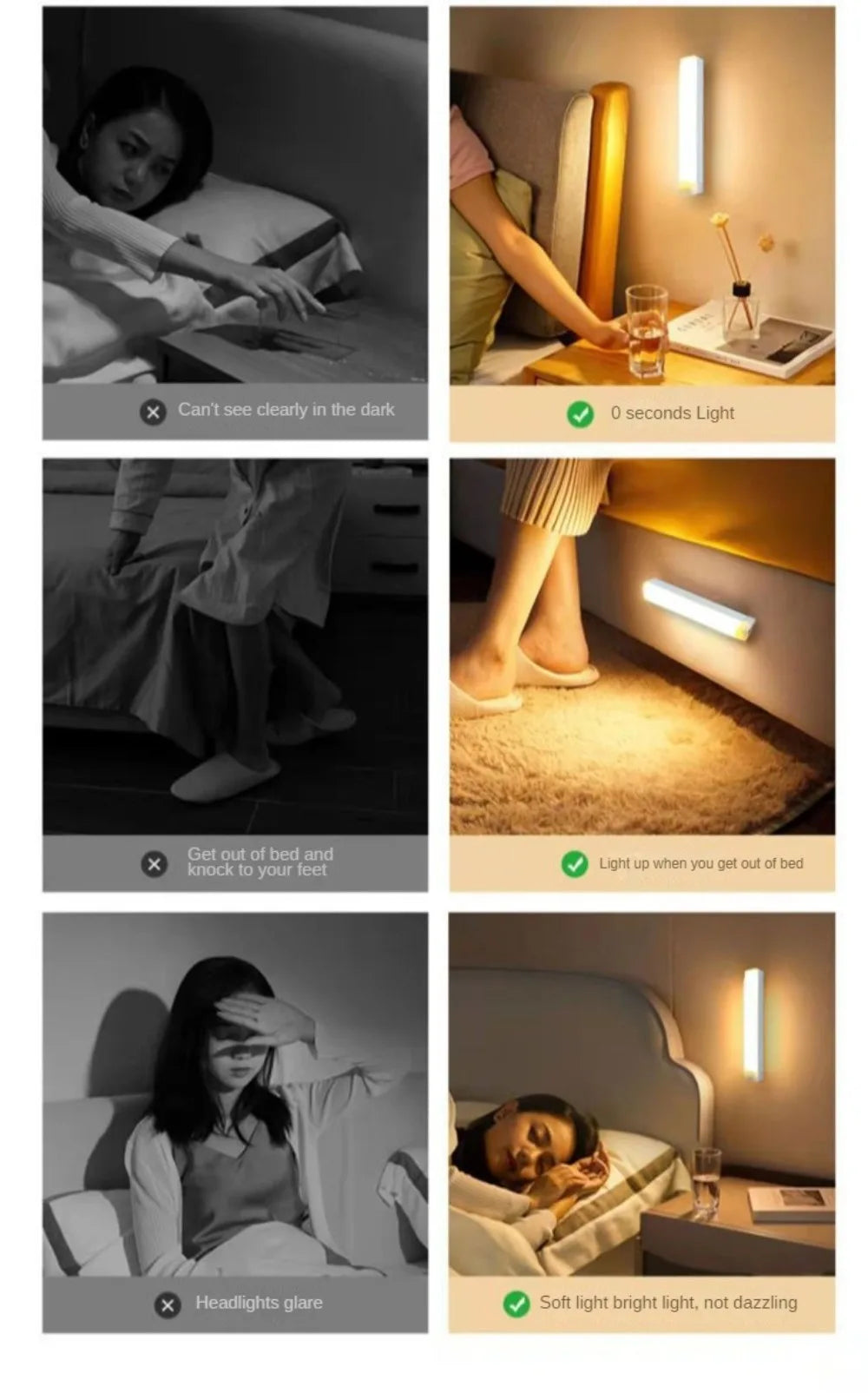 Đèn LED Cảm Ứng Chuyển Động Sạc USB Di Động