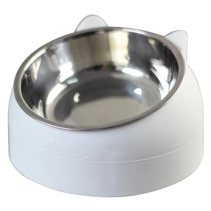 Pet Bowls Dog Food Water Feeder Stainless Steel Pet Drinking Dish Feeder Cat Puppy Feeding Supplies Small Dog Accessories - Daisan Mart