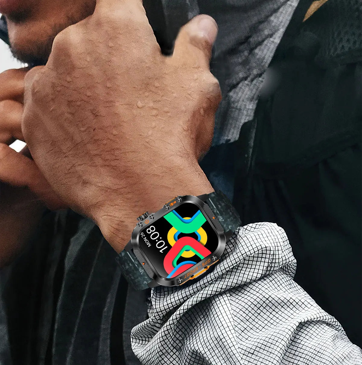 Đồng Hồ Thông Minh 2025 AMOLED, Định Vị & Thể Thao