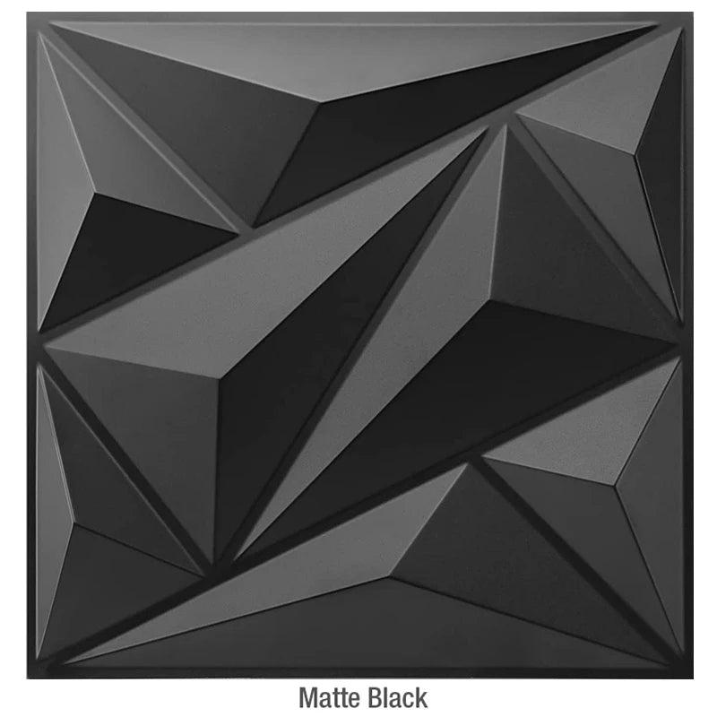 3D Diamond Decorative Art Wall Panels 30x30