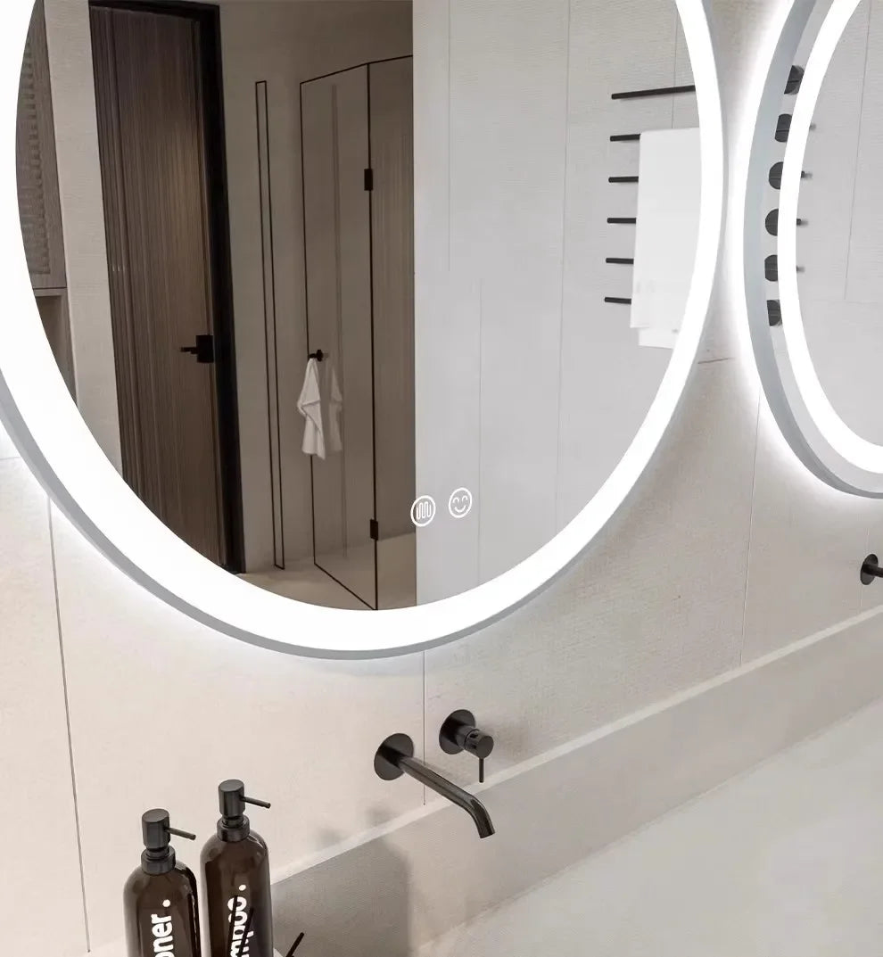 50CM Smart LED Mirror Anti-Fog Touch Sensor