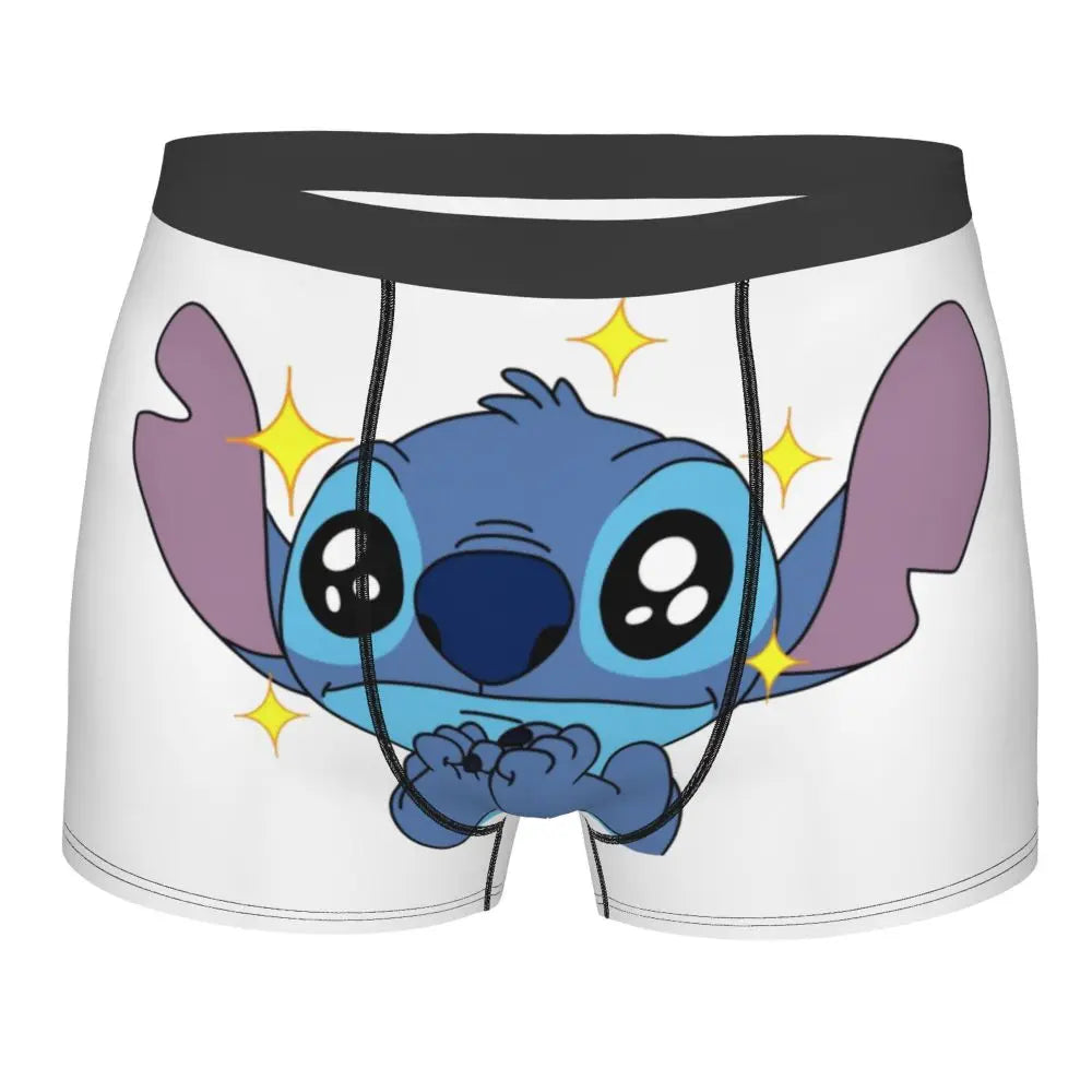 Quần Sịp Nam Lilo Stitch Thoải Mái Phong Cách Anime